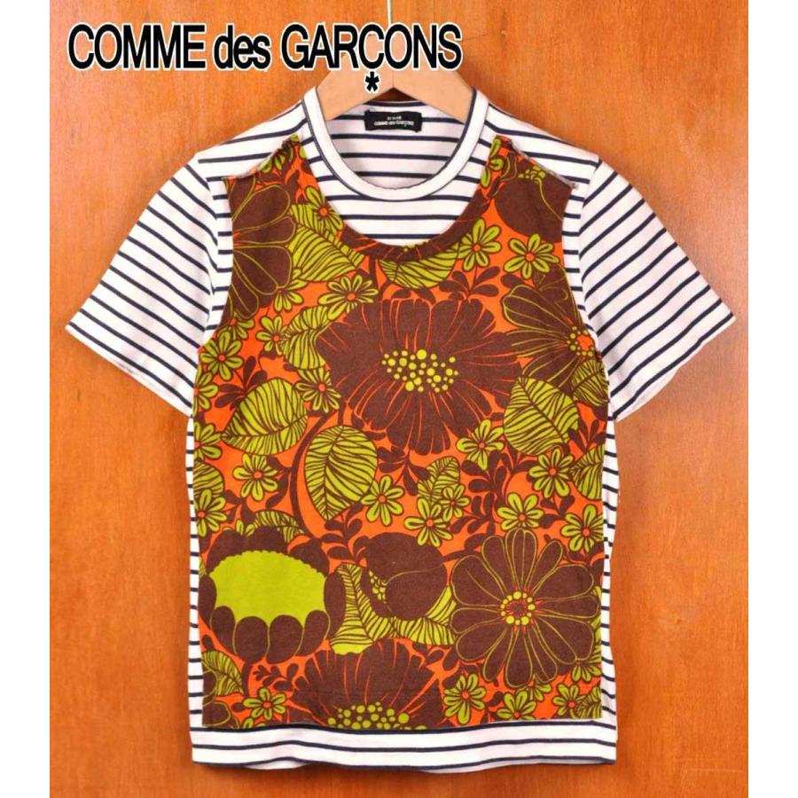 tricot COMME des GARCONS トリコ コム・デ・ギャルソン タンクトップ重ね着風切り替え 半袖Tシャツ  レディースS相当(17496 : 1690017496-160923 : 古着雑貨ペンギントリッパー - 通販 - Yahoo!ショッピング