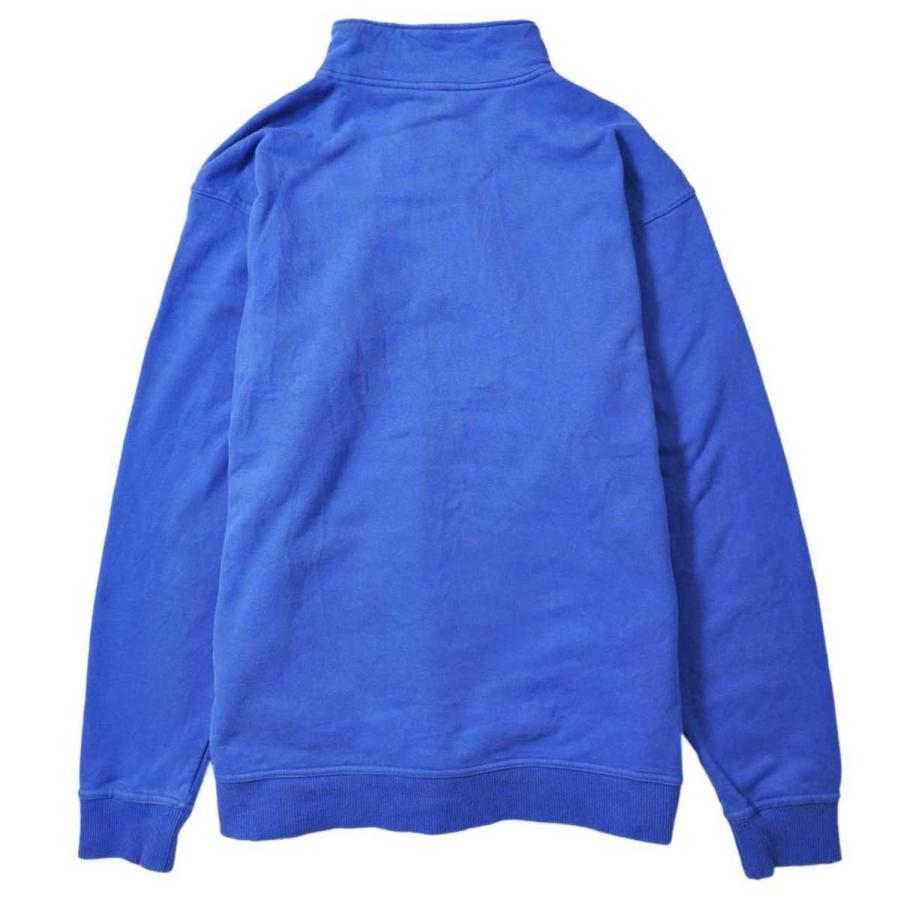 NIKE ナイキ 襟付き ハーフボタン スウェット ブルー エンブレム NIKE ナイキ 襟付き ハーフボタン スウェット ブルー エンブレム