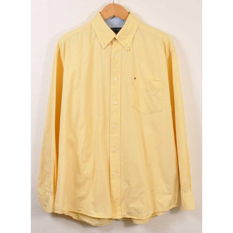 ビッグサイズ Tommy Hilfiger トミーヒルフィガー 長袖シャツ イエロー メンズxl相当 009 1802 古着雑貨ペンギントリッパー 通販 Yahoo ショッピング