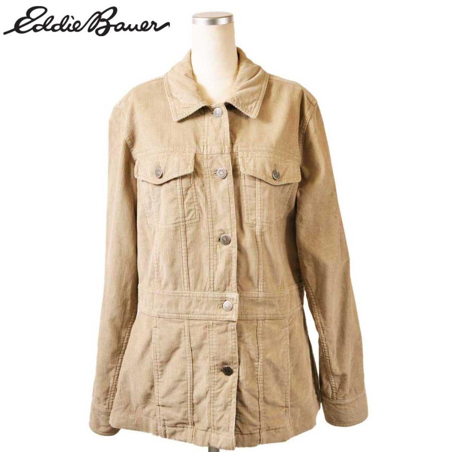 エディーバウアー サファリジャケットスタイル コーデュロイジャケット ベージュ レディースm相当 147 17x17 古着雑貨ペンギントリッパー 通販 Yahoo ショッピング
