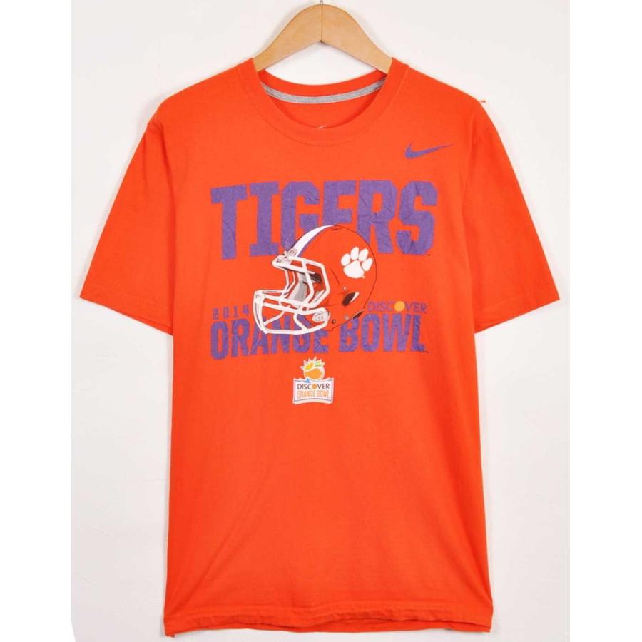 NIKE ナイキ クレムゾン大学 タイガース カレッジ系 半袖Tシャツ NIKE ナイキ クレムゾン大学 タイガース カレッジ系 半袖Tシャツ