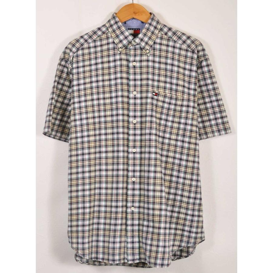 TOMMY HILFIGER ビッグサイズ トミーヒルフィガー 半袖シャツ チェック 