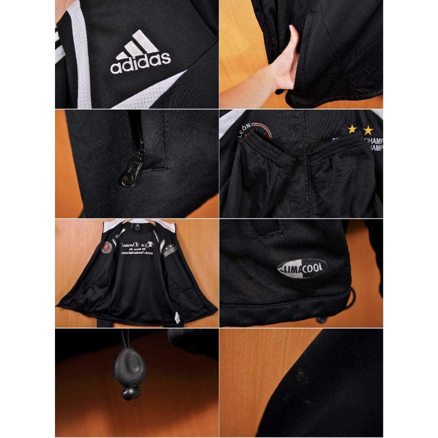 adidas アディダス チーム別注刺繍入り ジャージ ブラック adidas アディダス チーム別注刺繍入り ジャージ ブラック