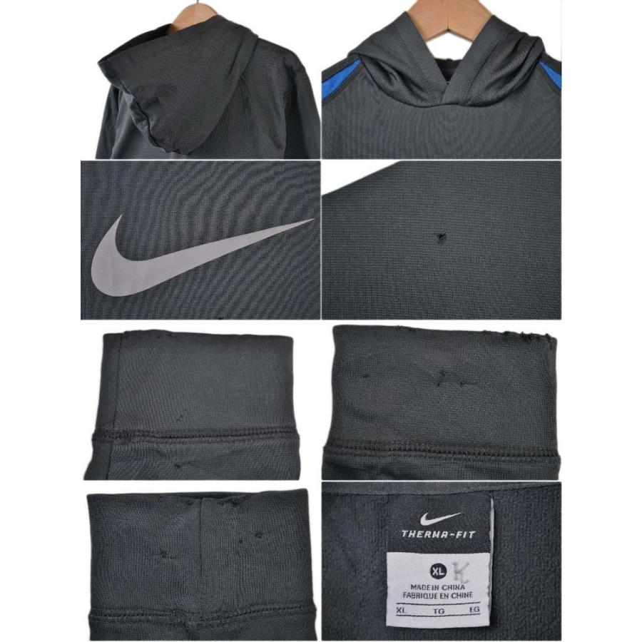 Nike Therma Fit パーカ プルオーバー マイクロファイバー ライトブルー ネイビー レディースm相当 有名な プルオーバー