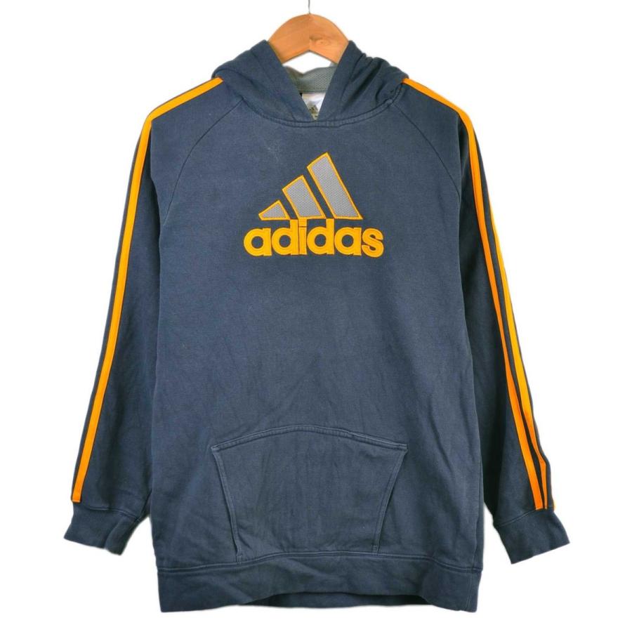 adidas（アディダス） プルオーバー スウェット パーカ ネイビー