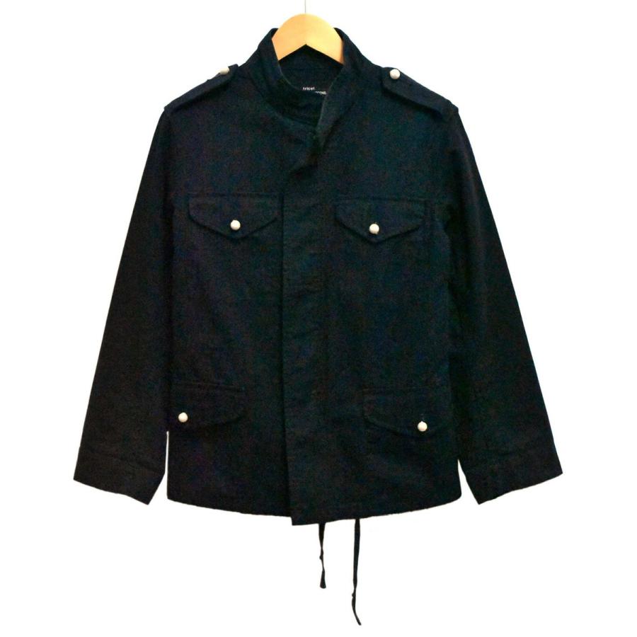 コムデギャルソン　スタッズ　コットンジャケット　黒　Sサイズ コムデギャルソン スタッズ コットンジャケット 黒 Sサイズ