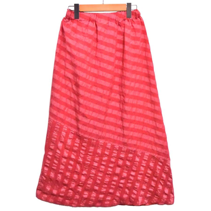 コムデギャルソン ロング トリコ スカートレッド レディース 日本製