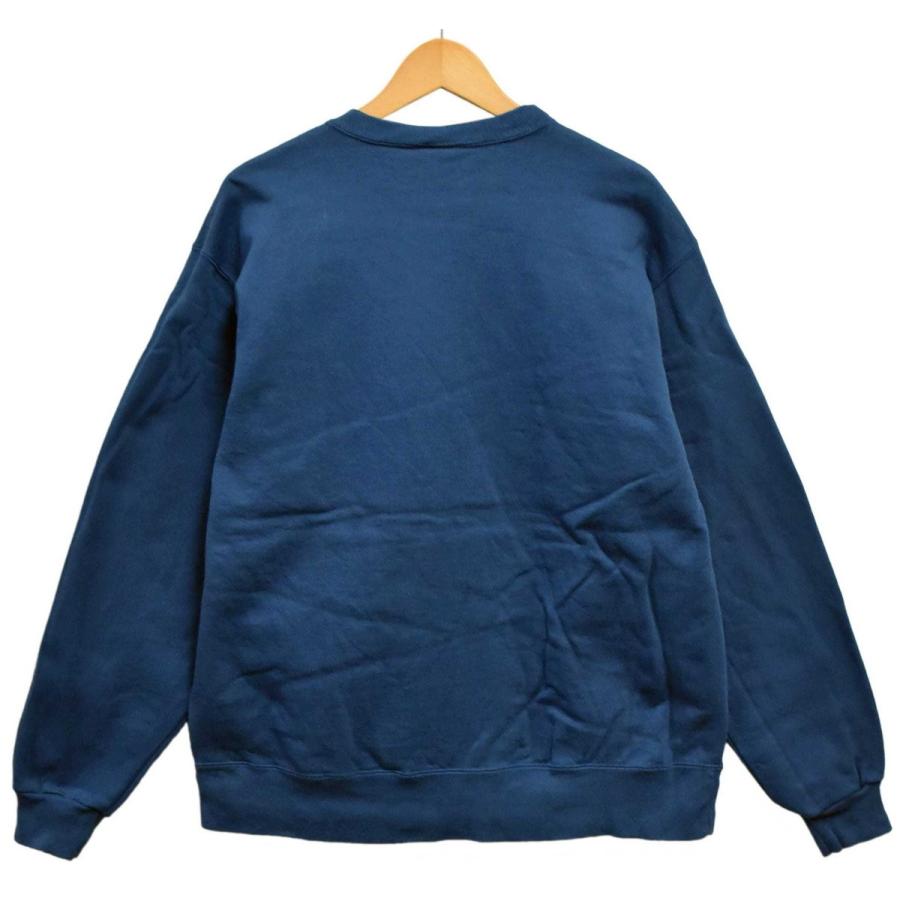 ビッグサイズ USA製 ヴィンテージ 90年代 青刺繍タグ後期 チャンピオン プルオーバースウェット ブルー系 XL相当(25601