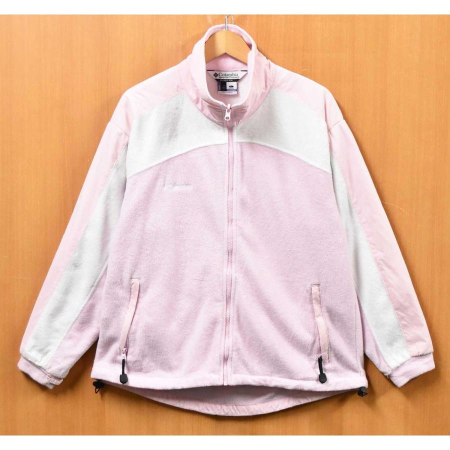 Columbia コロンビア フルジップ フリースジャケット ピンク Columbia コロンビア フルジップ フリースジャケット ピンク
