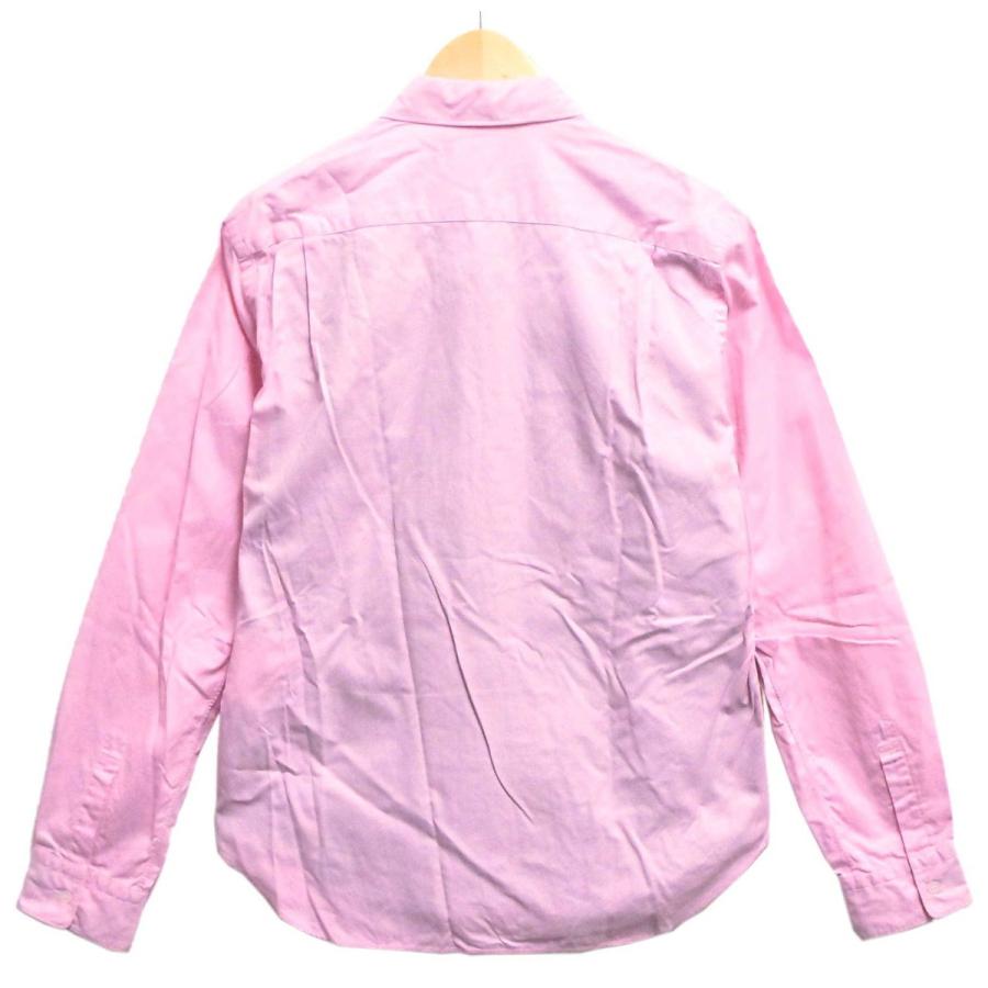 COMME des GARÇONS ピンクチェック長袖シャツ XS COMME des GARÇONS ピンクチェック長袖シャツ XS ハンドステッチ