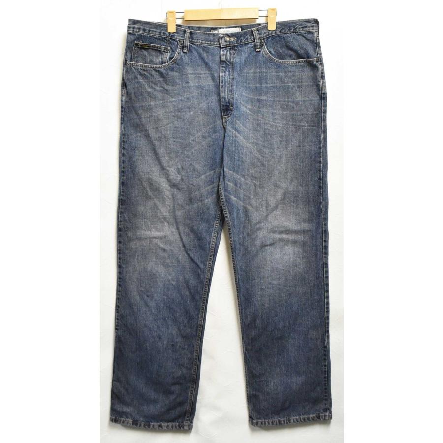 Lee（リー） ビッグサイズ 5ポケット デニムパンツ ブルーデニム W42