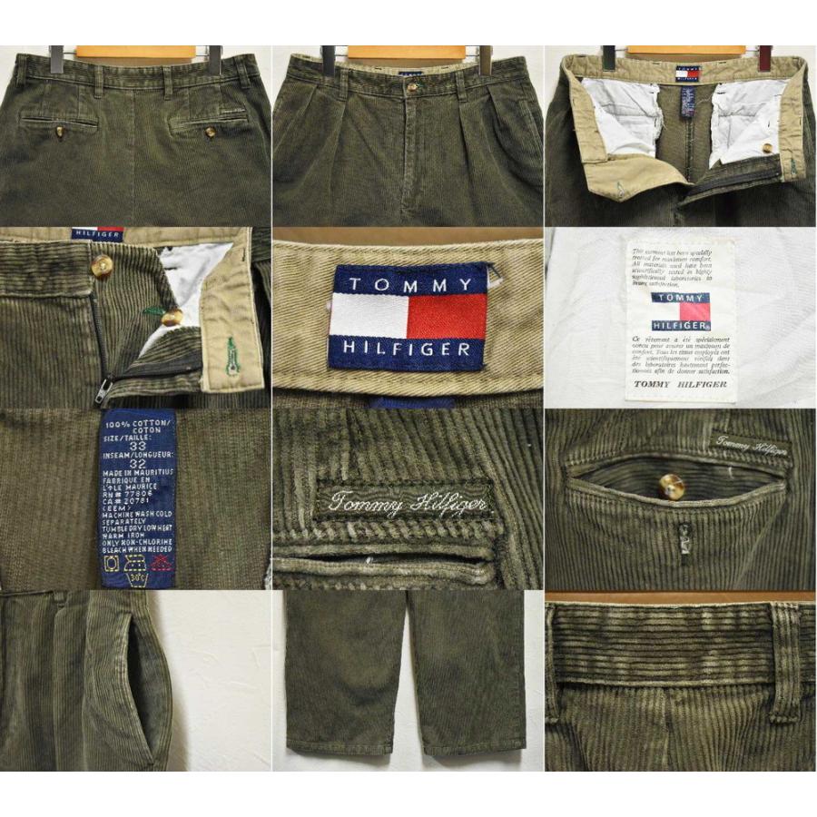 TOMMY HILFIGER トミーヒルフィガー 2タック入り コーデュロイパンツ 