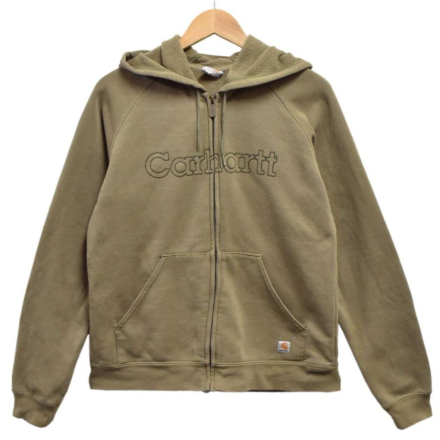 Carhartt カーハート フルジップ スウェット パーカ カーキ Carhartt カーハート フルジップ スウェット パーカ カーキ