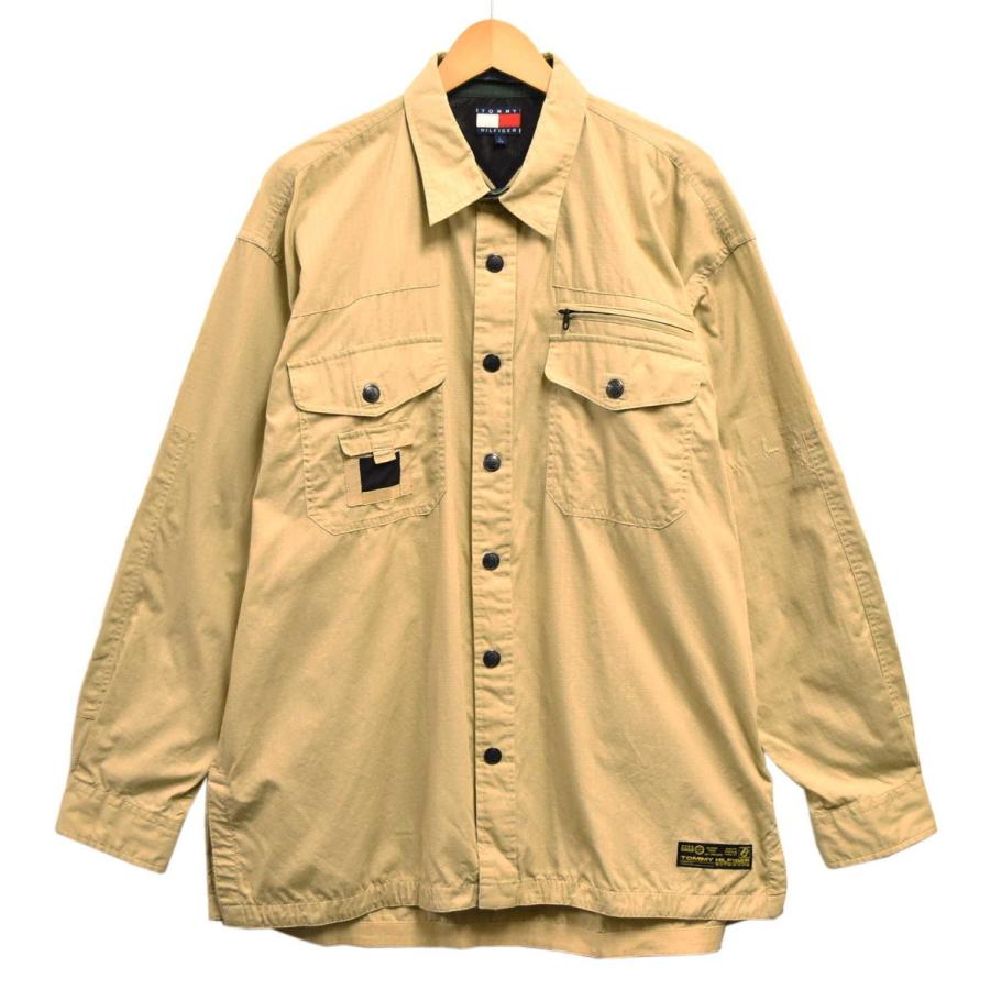 TOMMY HILFIGER ビッグサイズ トミーヒルフィガー リップストップ 長袖 