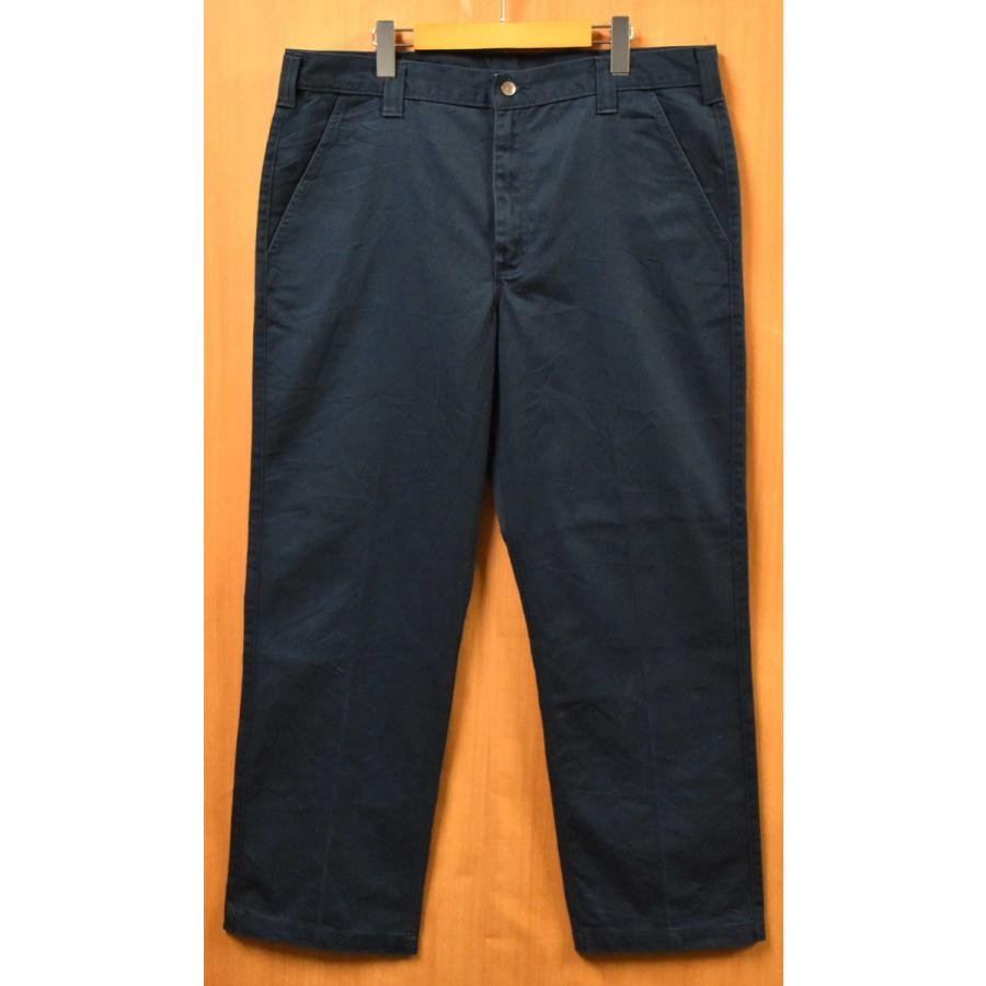 Carhartt（カーハート） ワークパンツ ネイビー W39相当(32523 : 古着