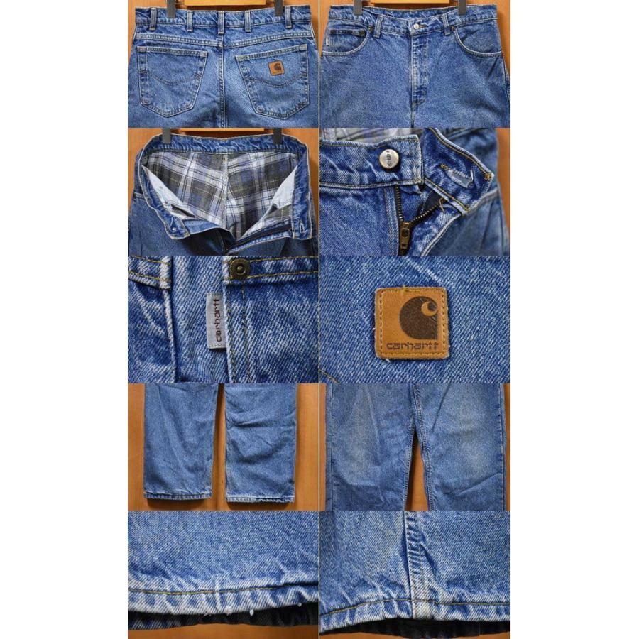 Carhartt（カーハート） 裏地フランネル生地 5ポケット デニムパンツ 