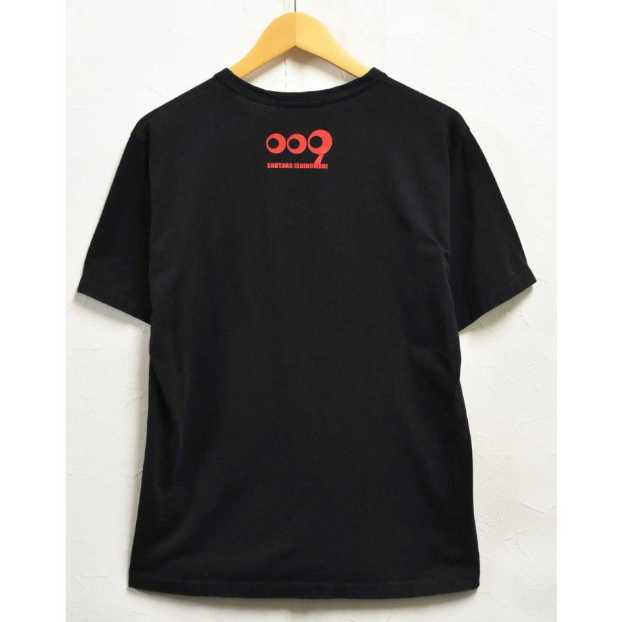 Yohji Yamamoto ヨウジヤマモト 石ノ森章太郎 サイボーグ009 半袖Tシャツ ブラック メンズM相当(34256