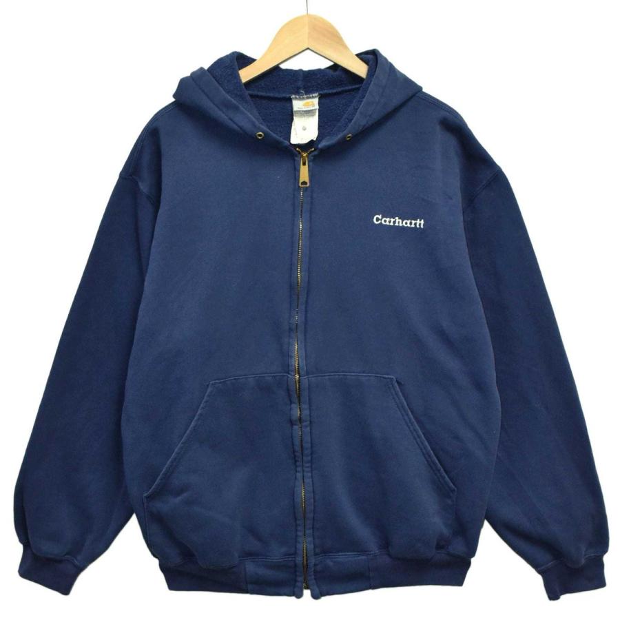 ビッグサイズ Carhartt カーハート フルジップ スウェット パーカ ネイビー メンズxl相当 古着雑貨ペンギントリッパー 通販 Yahoo ショッピング