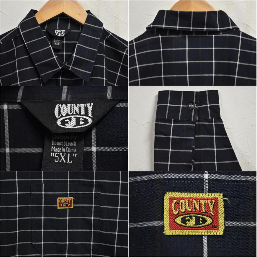 デッドストック ビッグサイズ FB COUNTY カウンティ 薄手 長袖シャツ 