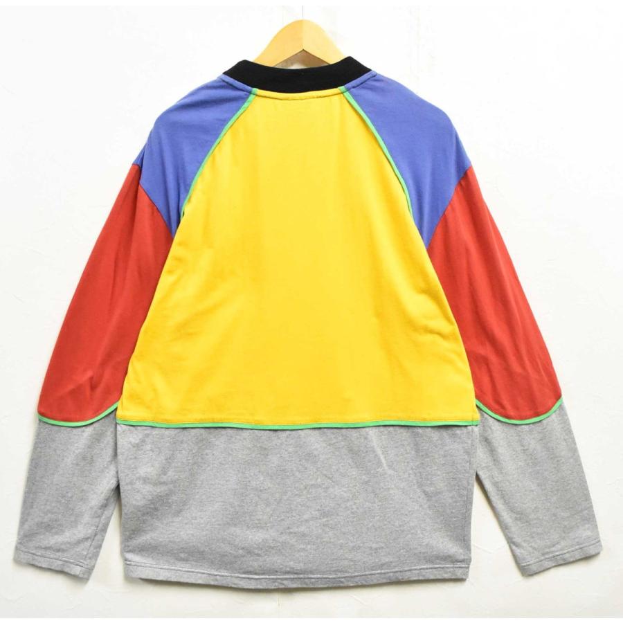 COOGI クージー 長袖Tシャツ ロンT イエロー×グリーン×パープル×レッド 