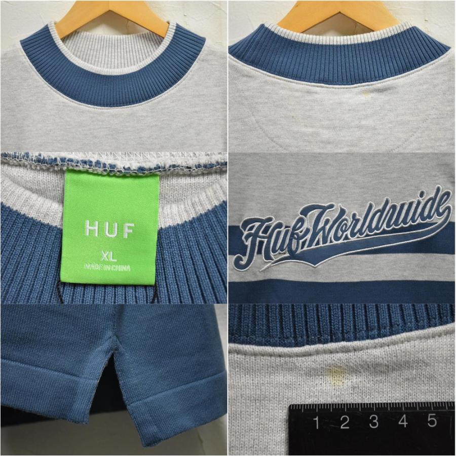 HUF（ハフ） 【未使用品】展示品 ビッグサイズ 長袖 プルオーバー 