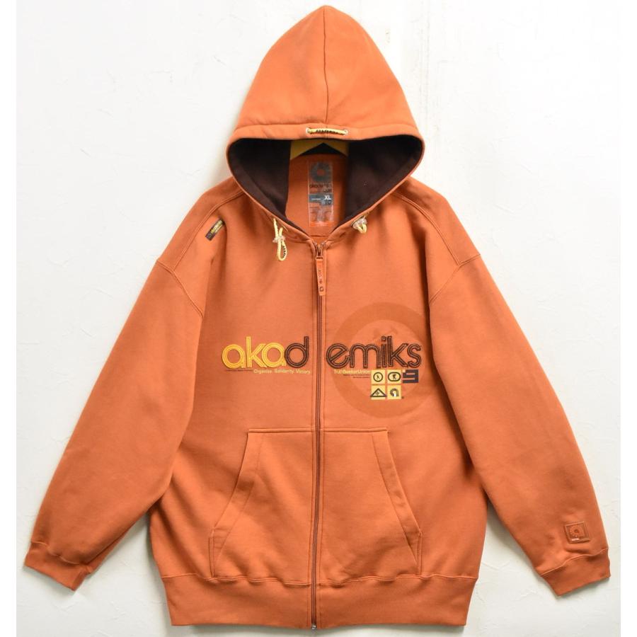 ビッグサイズ akademiks アカデミクス フルジップ スウェット パーカ