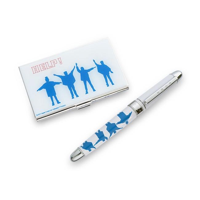 ACME アクメ 限定 THE BEATLES ザ・ビートルズ HELP! ローラーボール 名刺入れ セット PBEA05/SETの画像