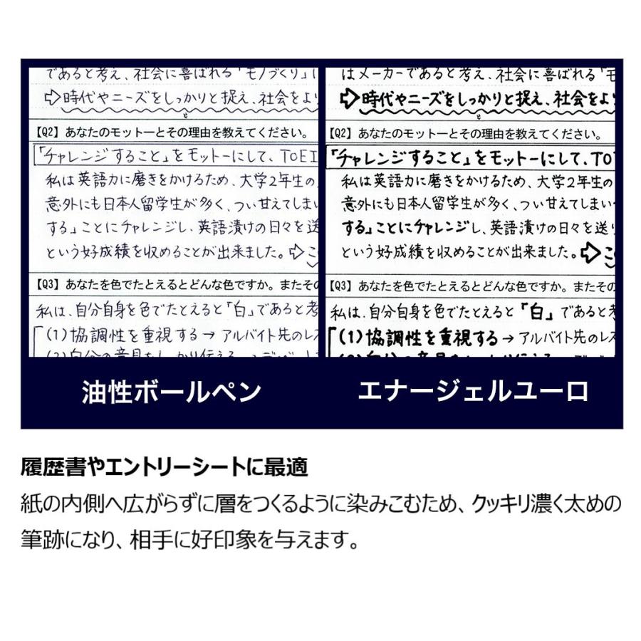 エナージェル ユーロ ０．７ｍｍ 【黒・赤・青】ゲルインキボールペン BL27 ＜ぺんてる＞