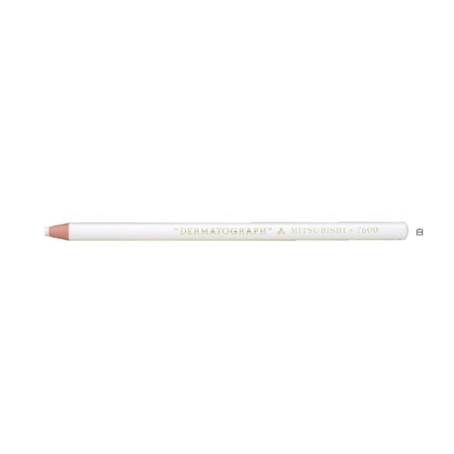 ダーマトグラフ 油性 白 １本 最大66％オフ K7600.1 三菱鉛筆 【オープニング