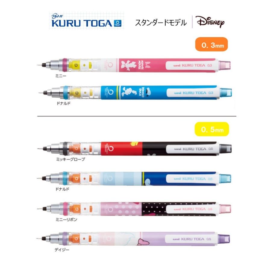 クルトガ スタンダードモデル ディズニー 0．3mm【ミニー】 シャープ