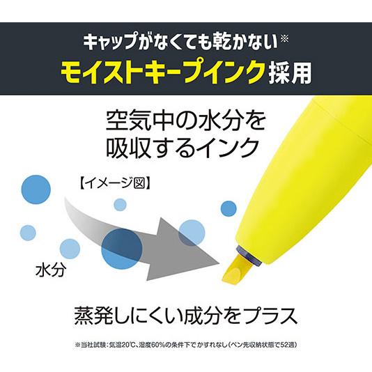 フックリックページ ZEBRA（ゼブラ） クリックブライト【緑】ノック式蛍光ペン WKS30-G