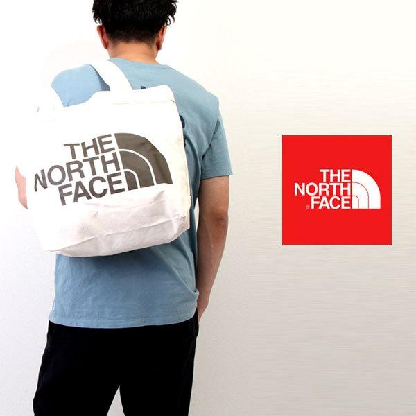 ザノースフェイス メンズ レディース トートバッグ コットン 生成り A4 17L NF0A3VWQ R17 THE NORTH FACE｜pennepenne