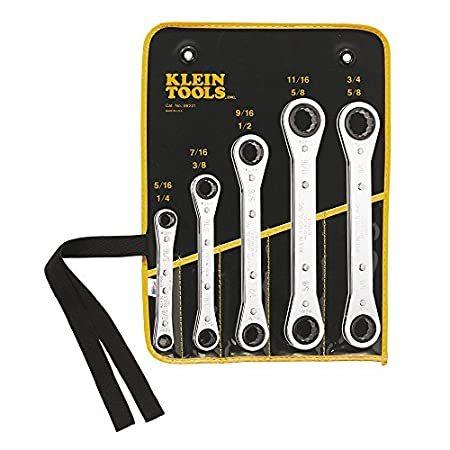 Klein Tools 68221 Ratcheting Box Wrench Set, 5-Piece by Klein [並行輸入品]