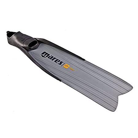 Mares Razor Pro Spearfishing Freediving Long Blade Fins, Black Grey, Size 7