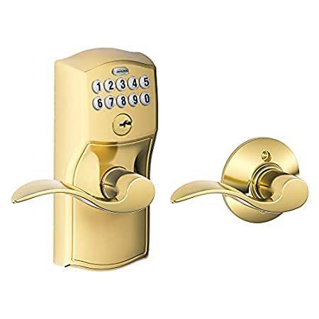 アクセントレバーを備えたSchlage Camelotキーパッドのエントリ。 Auto-Lock FE575 CAM 505 ACC 1