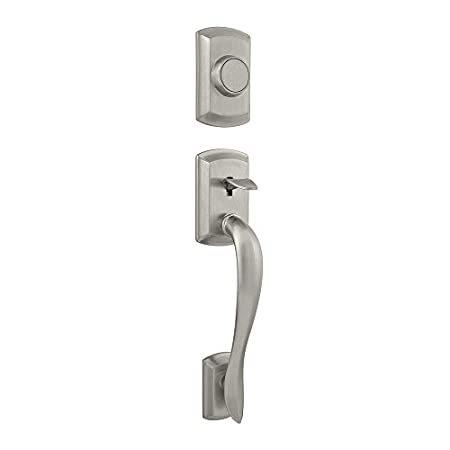 (satinnickel)　Kwikset　802AVH-LIP　Series　Dummy　Signature　Handleset　Avalon