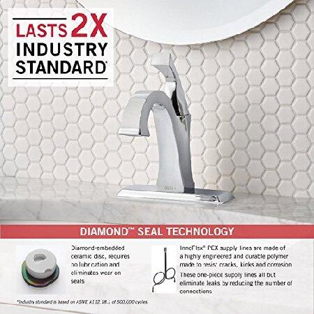 【安心発送】 Delta Faucet 551-SP-DST Dryden 浴室蛇口 シングルハンドル 7.78 x 6.00 x 5.38 inches 551-DST 1