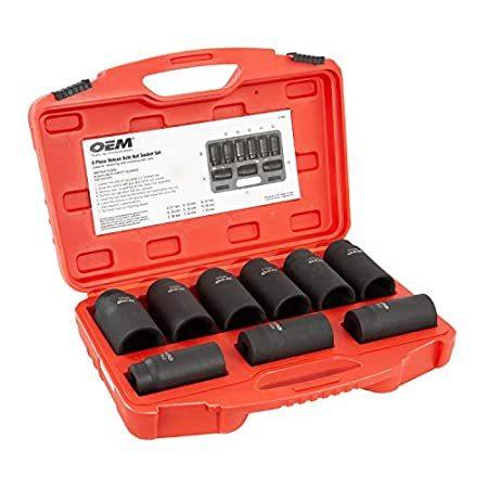 OEM TOOLS 27188 Deluxe 6 Pt. Axle Nut Socket Set, 9Piece