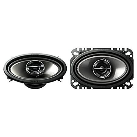 Pioneer TS-G4644R 200ワット 4 x 6インチ 2ウェイ Gシリーズ 同軸フルレンジ カーオーディオ ステレオスピーカー