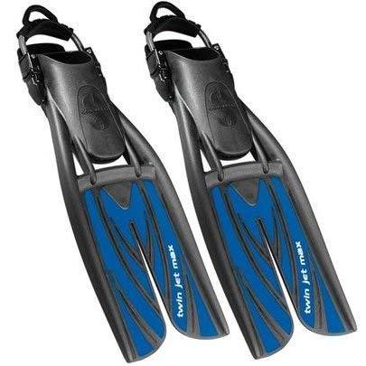 Scubapro Twin Jet Max Open Heel Split Fins, BL-SM