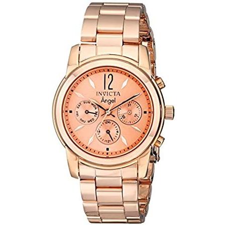 Invicta Women's 12509 Angel Rose Dial 18k Rose Gold Ion-Plated Watch