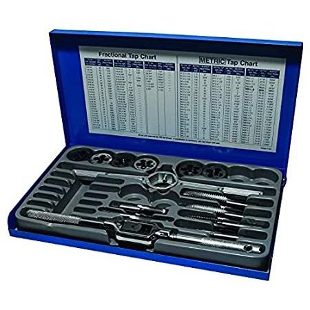 Century Drill & Tool 98903 National Fine Fractional Tap and Die Set, 14-Pie