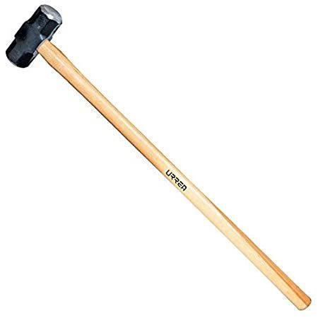 URREA Sledge Hammer - 12-Pound Steel Head Drilling Hammer with Forged Strik