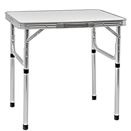 Trademark Innovations Aluminium Adjustable Portable Folding Camp Table with｜pennylane2022