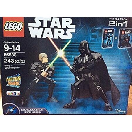 leg0 66536 Buildable Darth Vader and Luke Skywalker combo pack