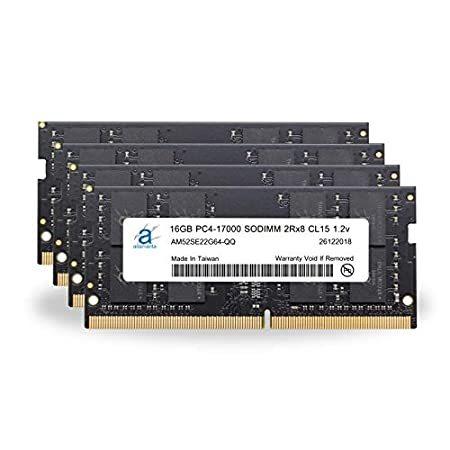 Adamanta 64 GB ( 4 x 16gb )ノートPCメモリアップグレードfor HP Zbook 17 g3モバイルワークステーションdd