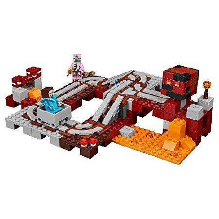 LEGO Minecraft The Nether Railway 21130 Building Kit (387 Pieces)_3