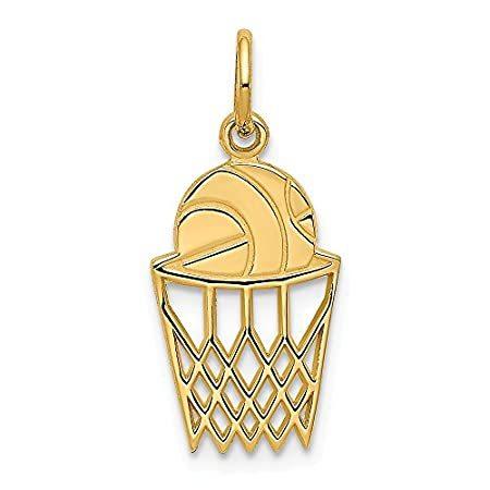 Jewels By Lux 14K イエローゴールド バスケットボール ネットチャーム