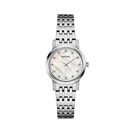 Bulova Women's Diamond Gallery 96P175 Silver Stainless-Steel Quartz Dress W