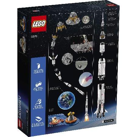 LEGO(レゴ) アイデアズ NASA アポロ サターンV 92176 宇宙モデル ロケット 子供と大人に 科学組み立てキット (1969ピース)_4